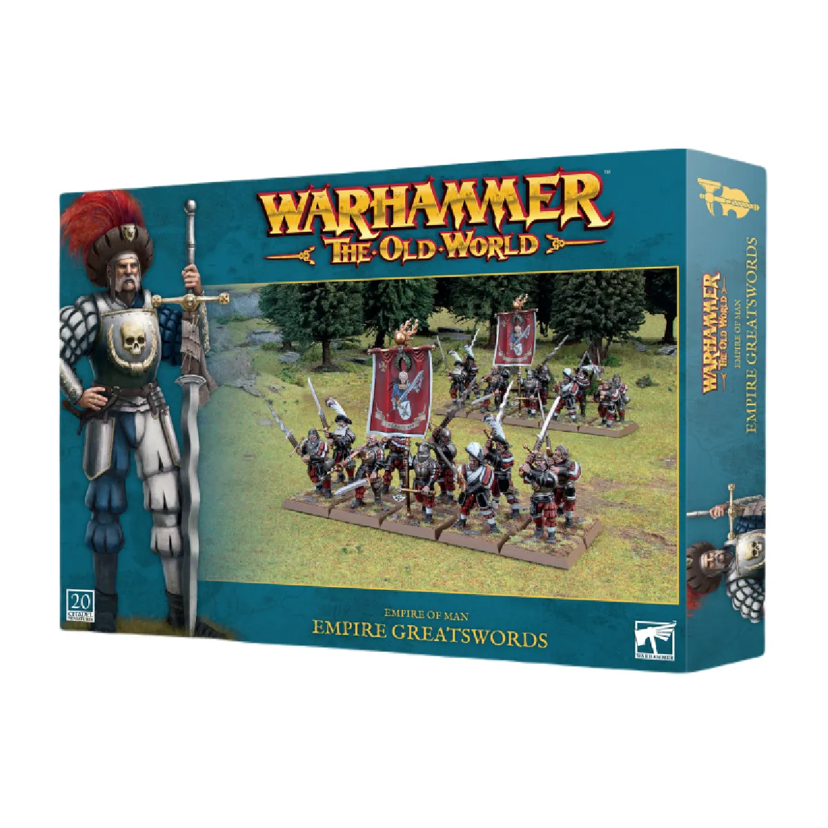 Games Workshop Figurines D'infanterie Warhammer Tow Joueurs D'épée De L'empire