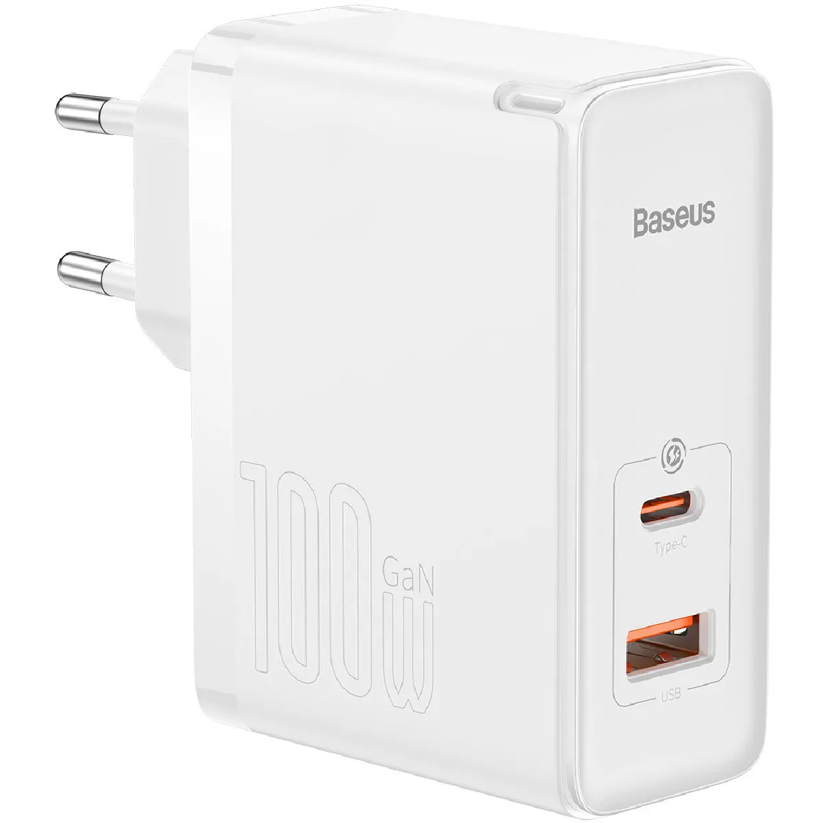 Baseus Blanc Chargeur Secteur Gan 5 Pro - 100 W