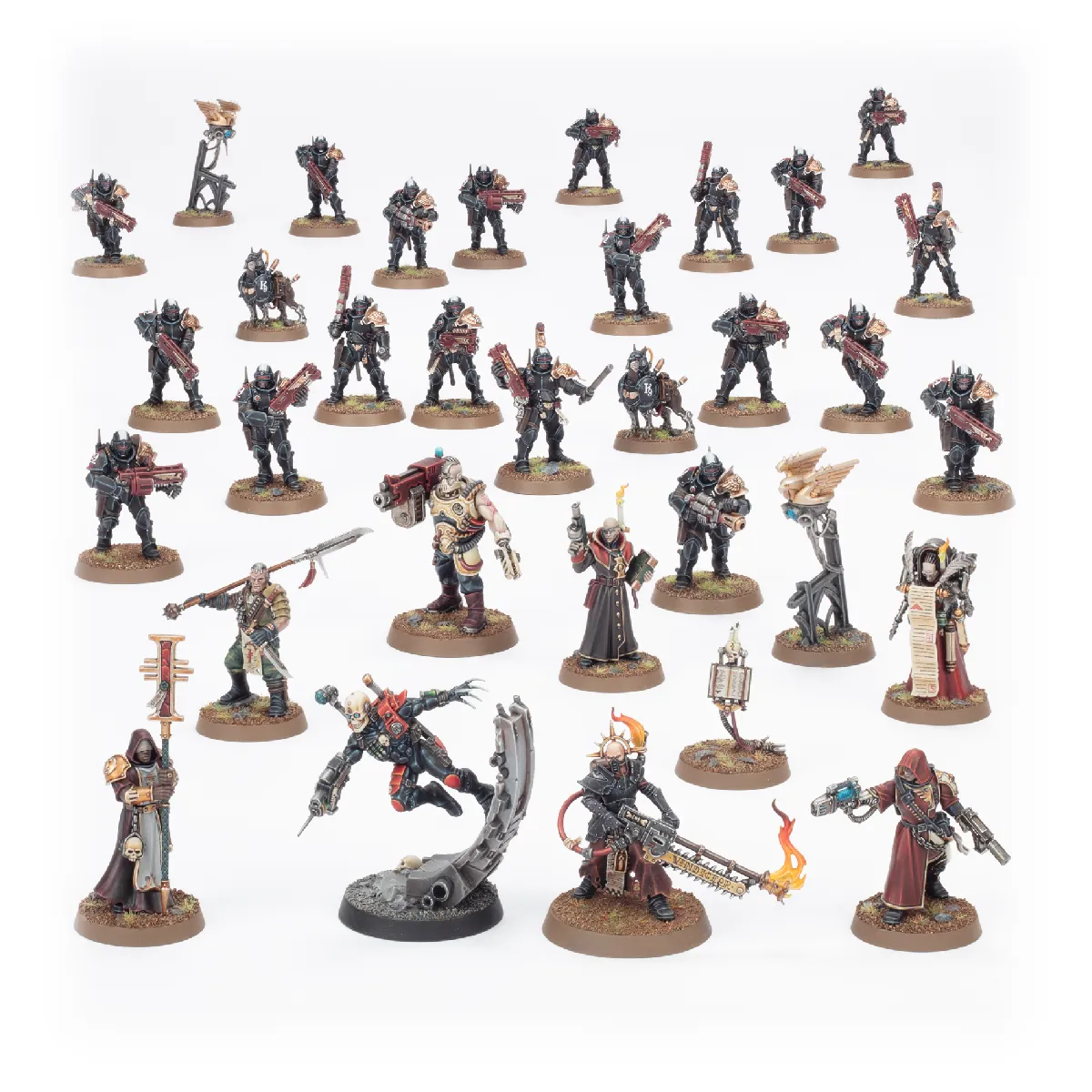 Games Workshop Figurines Warhammer 40K Patrouille Agents De L'imperium - 33 Figurines