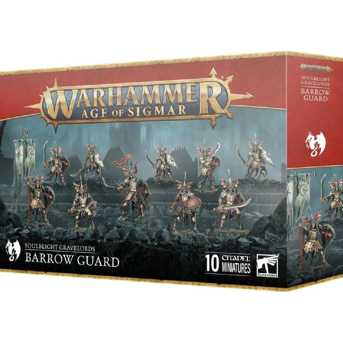 Games Workshop Figurines D'infanterie Soulblight Gravelords Garde Des Tertres - 10 Pièces