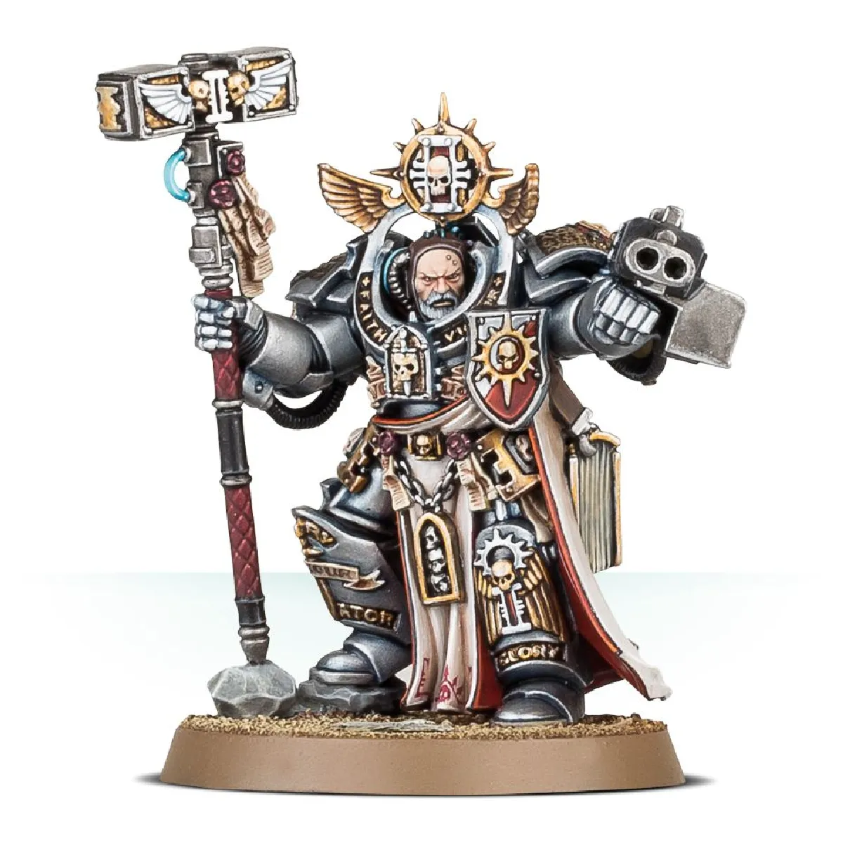 Games Workshop Gris Figurine Grey Knights Grand Master Voldus - 10 Cm