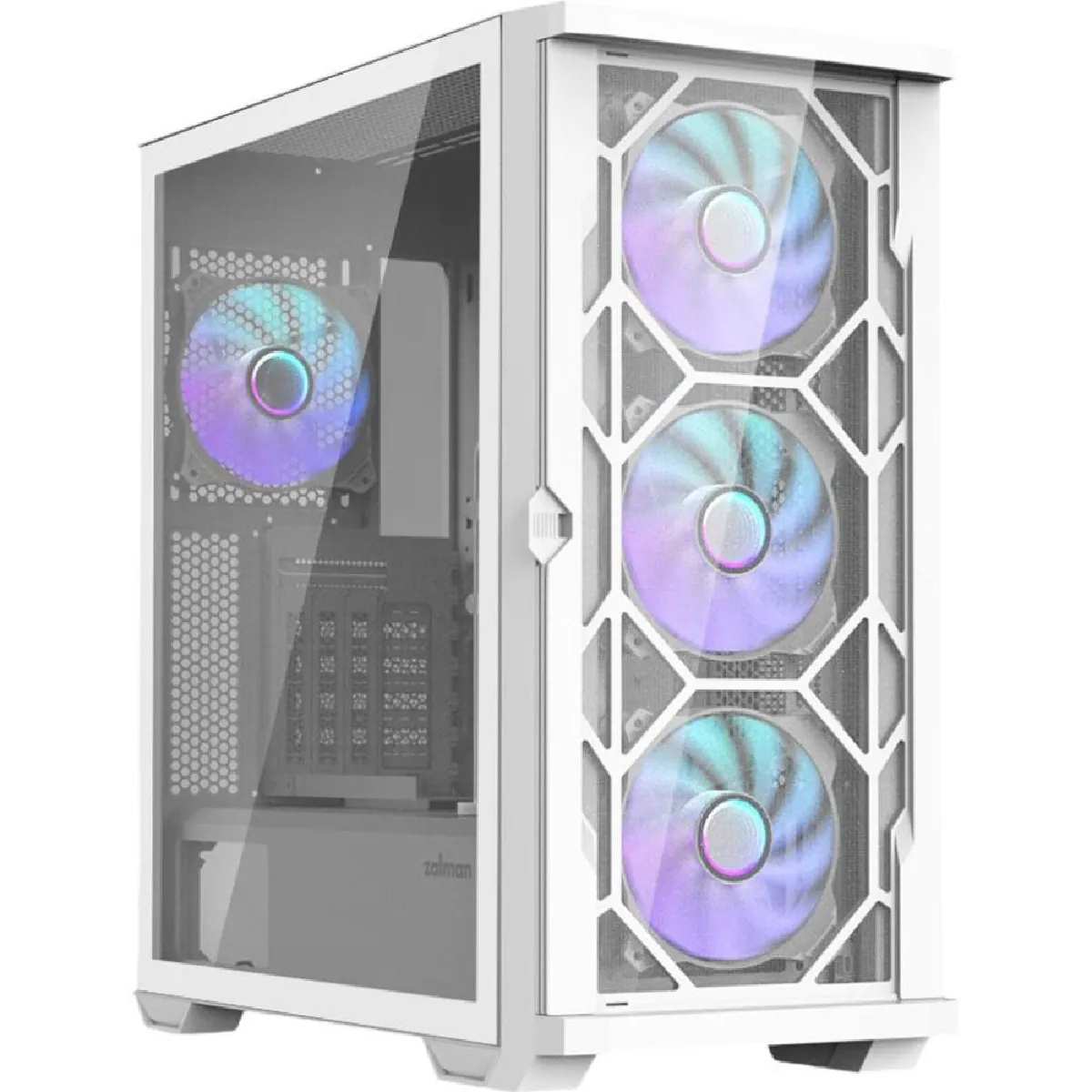 Zalman Blanc Boîtier Pc Moyen Tour Z10 Duo