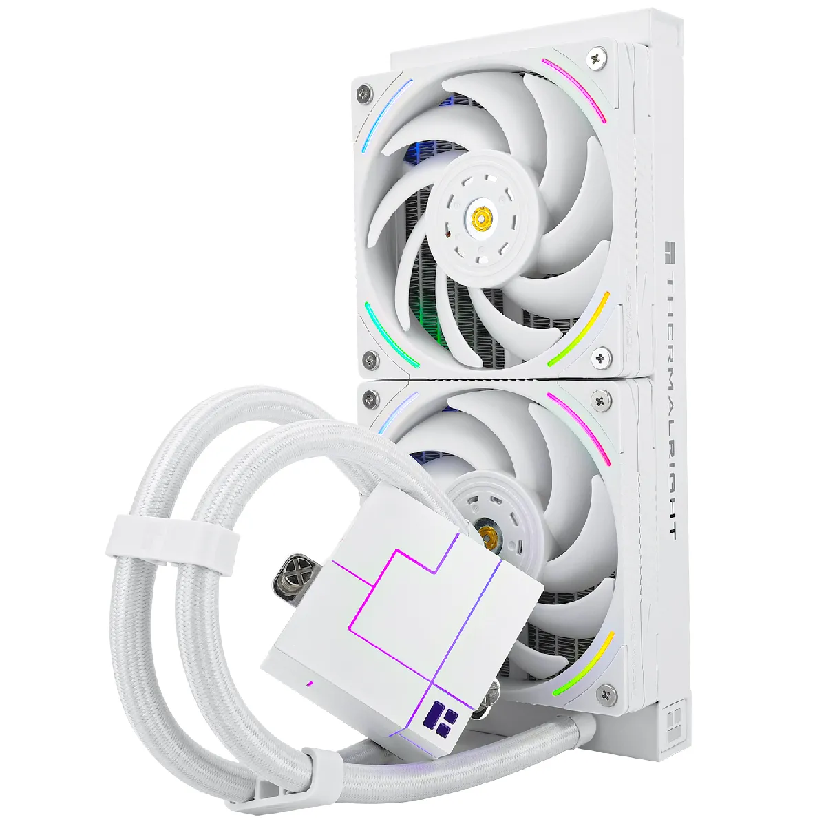 Thermalright Blanc Nom : Kit Watercooling Aio Core Matrix Rgb - 240Mm (Blanc) - Image 4