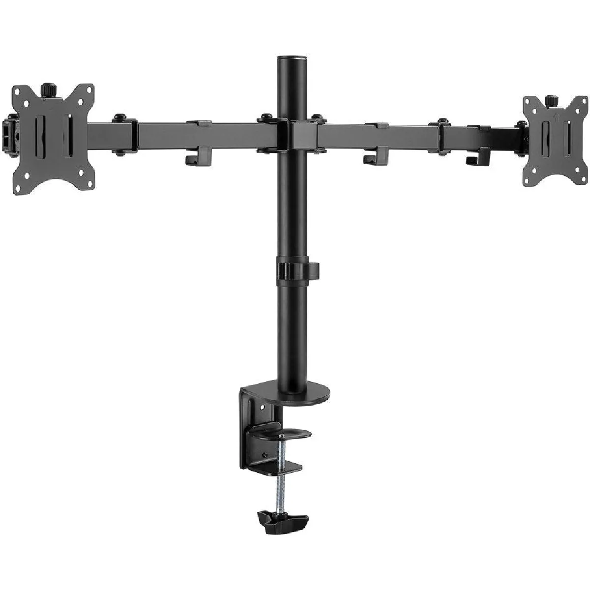 Goobay Noir Support Double Écran De Bureau Double Flex - 17 À 32 Pouces