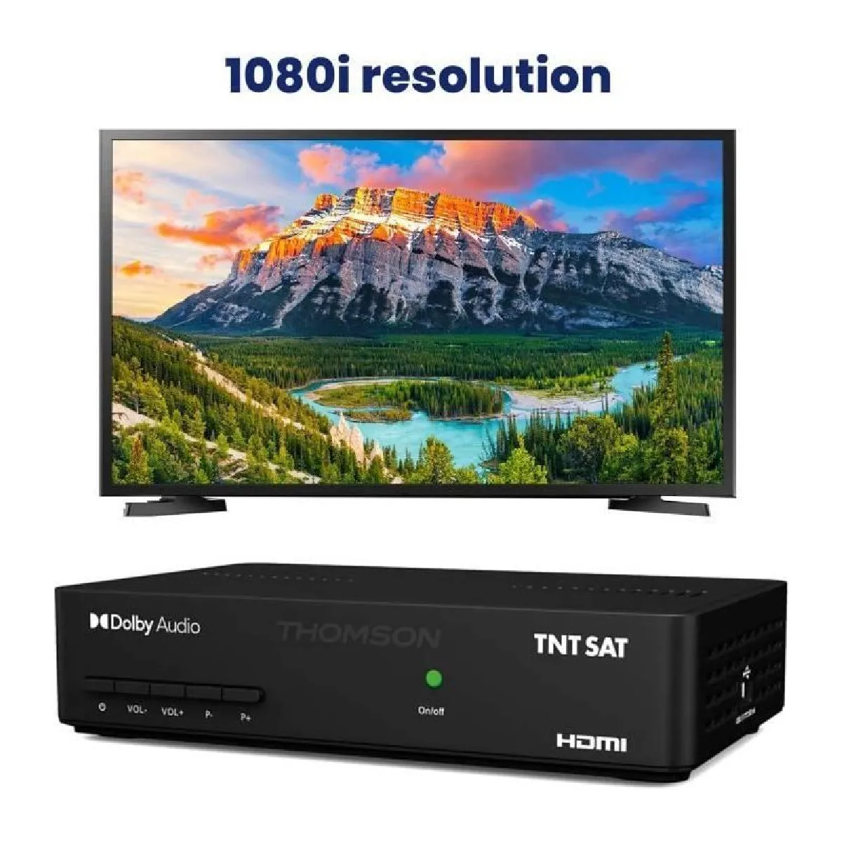 Récepteur TNT THOMSON THS 806 HD DVB S2 HDMI Péritel USB - vue 2
