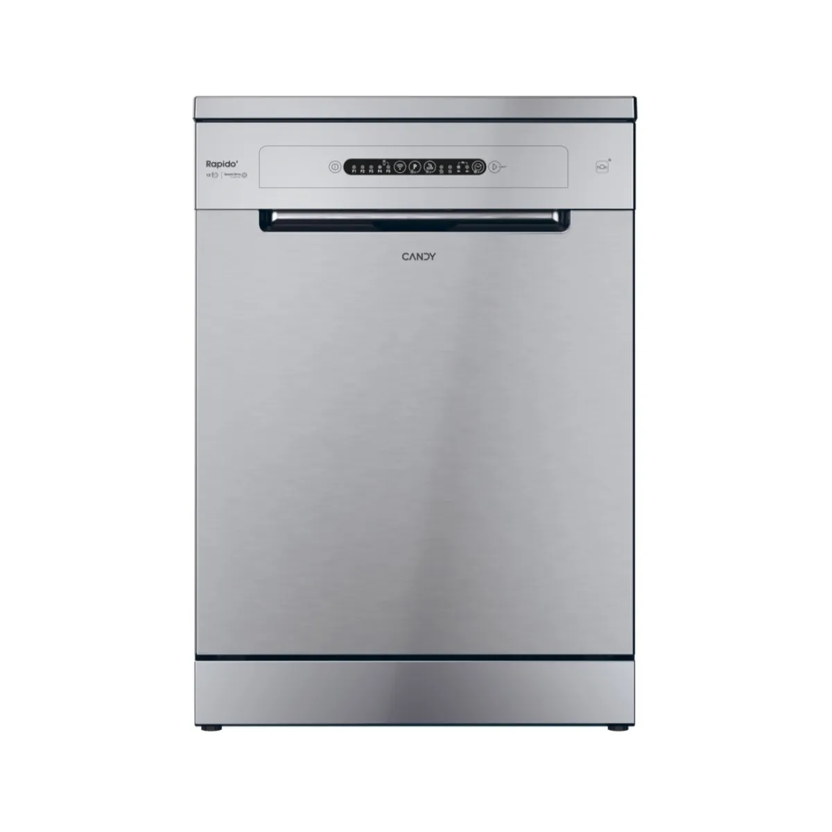 Candy Rapidó Cf 3E7l0s - Lave-Vaisselle Pose-Libre 13 Couverts - Wi-Fi Hon - 49 Min - Inox