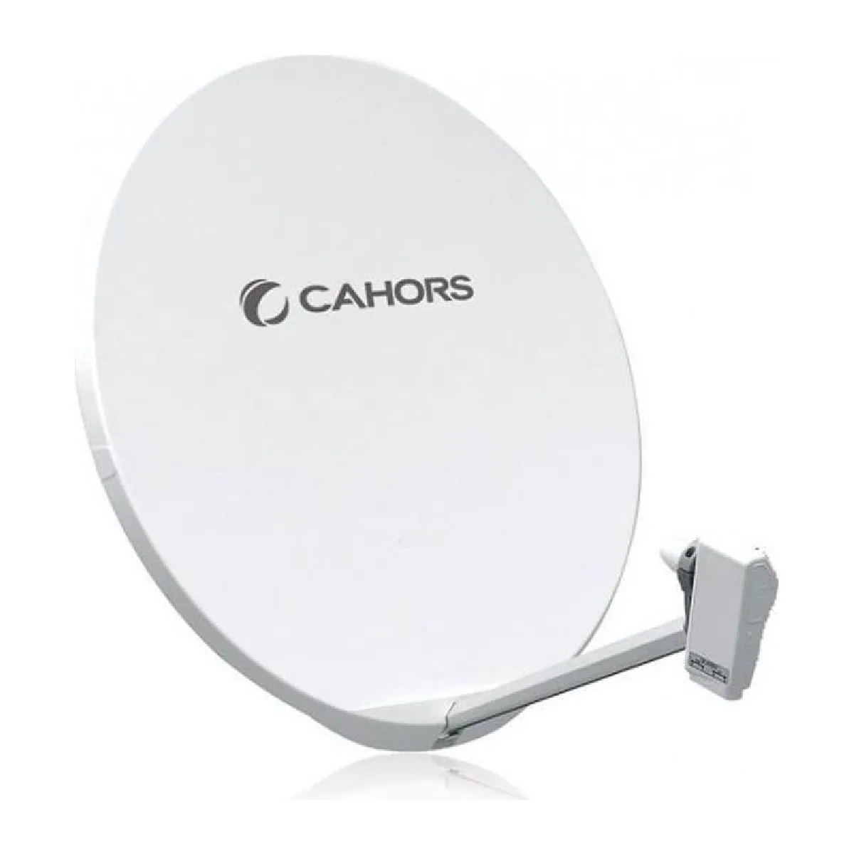 Cahors Parabole FIBRE SMC 100 cm avec Support 1 LNB et SANS LNB
