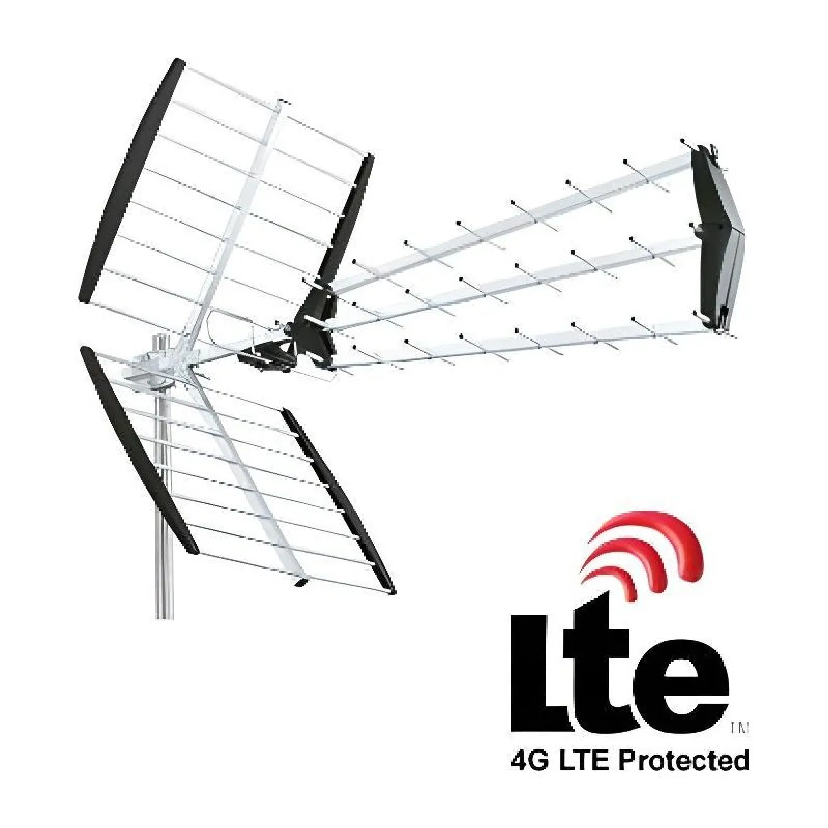 Antenne UHF 27 éléments avec filtre LTE - Réception TV numérique