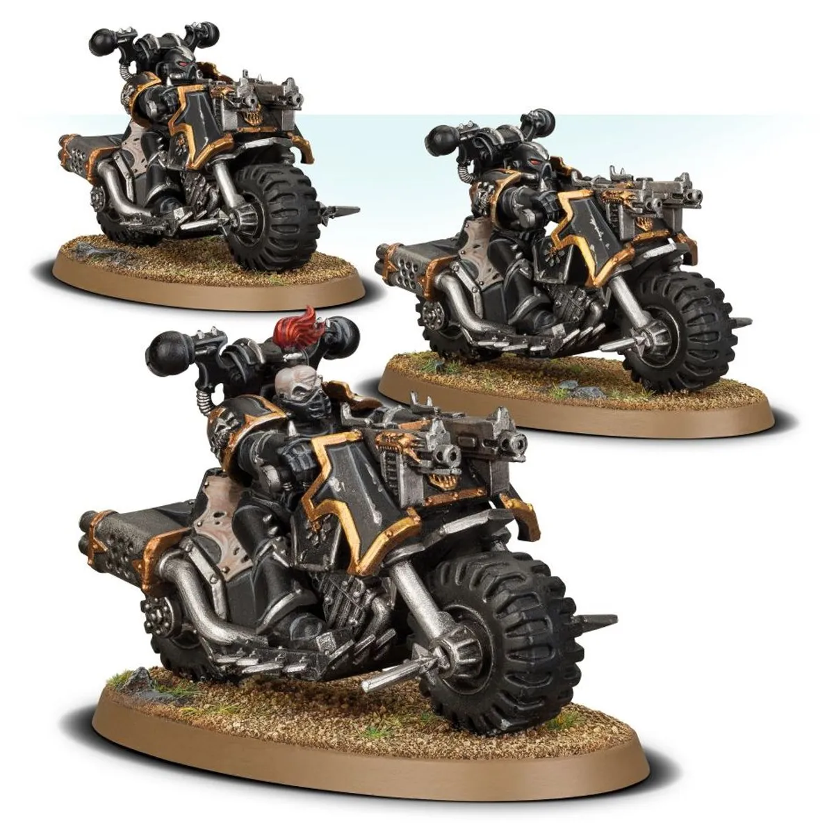 Warhammer Figurines 40K Space Marines Du Chaos Motards