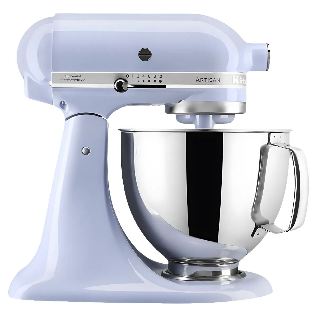 Kitchenaid Robot Pâtissier Artisan - 4,8 L - À Tête Inclinable - Lilas