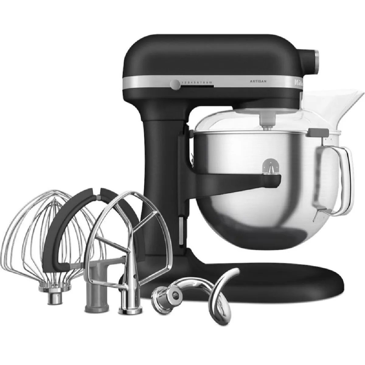 Kitchenaid Noire Robot Pâtissier À Bol Relevable 6,6 L - Artisan - Truffe