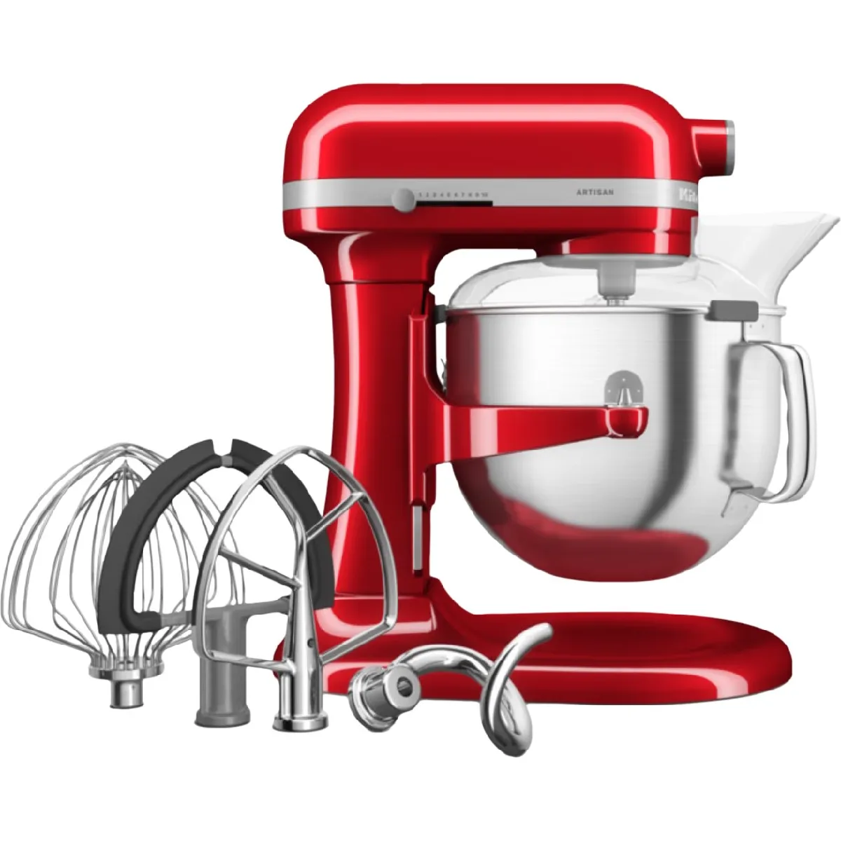 Kitchenaid Rouge Pomme D'amour Robot Pâtissier Artisan 5Ksm70shxeca Pomme D'amour - Image 3