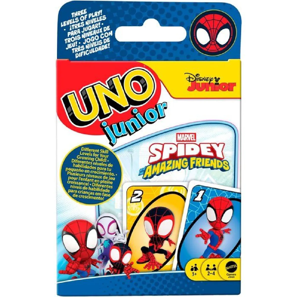 Mattel UNO Junior Spidey & His Amazing Friends Jeu de Cartes Enfants - Image 4