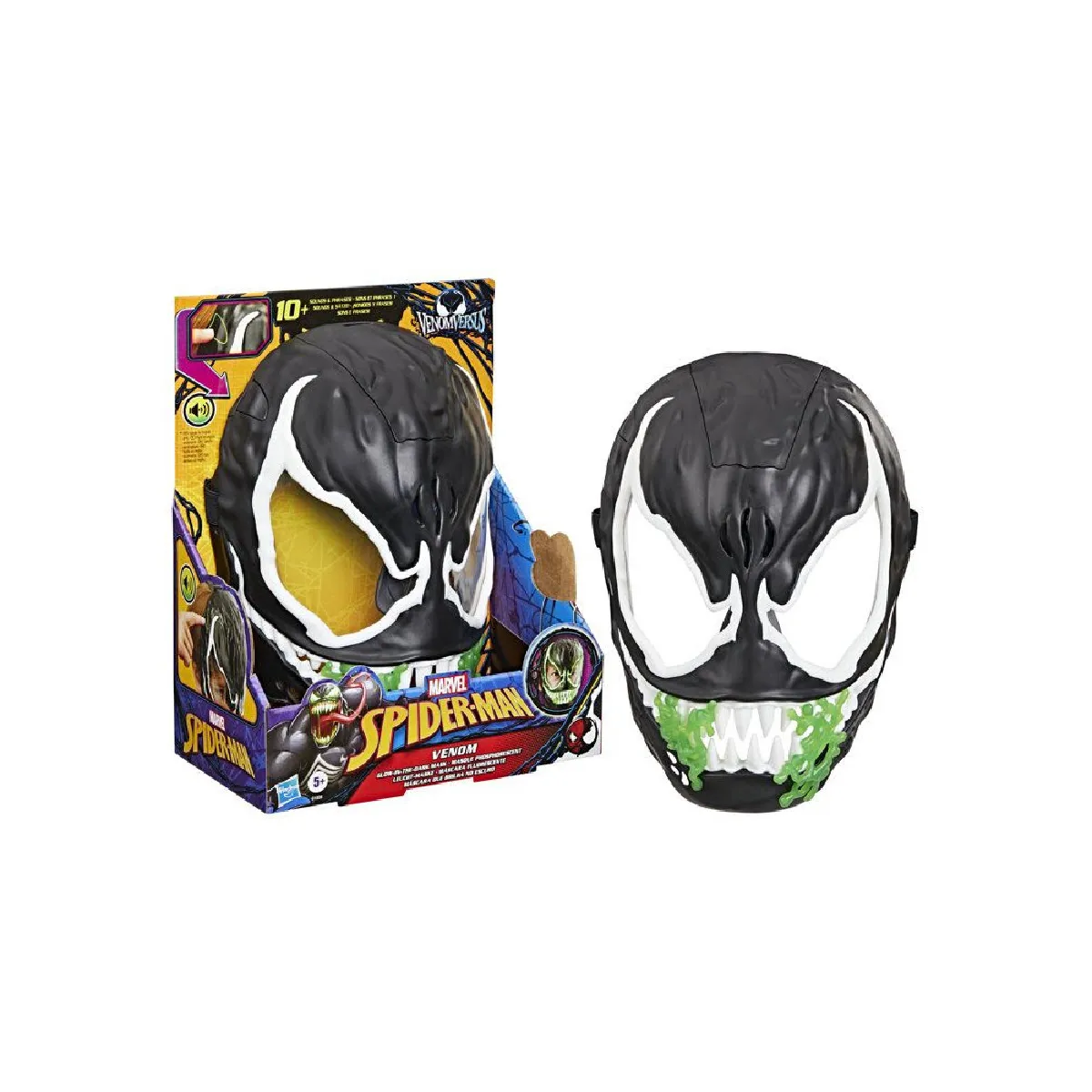 Spiderman Multicolore Masque De Déguisement Phosphorescent De Venom Spider-Man Marvel Venomversus - Image 3