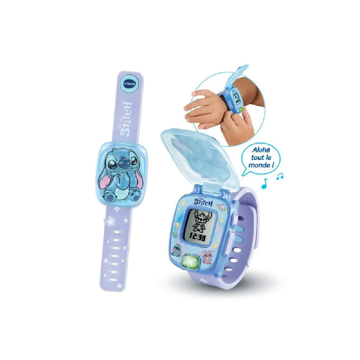 Vtech Multicolore Montre-Jeu Éducatif Stitch - Image 2