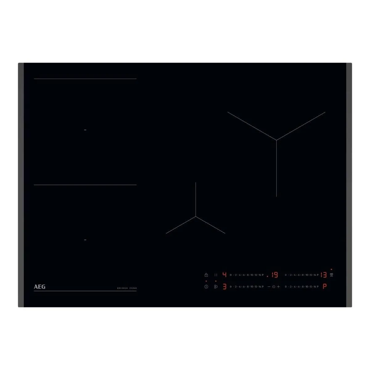 Aeg Série 6000 To74ib00fb - Table De Cuisson Induction 70 Cm 4 Zones - Bridge - Powerboost