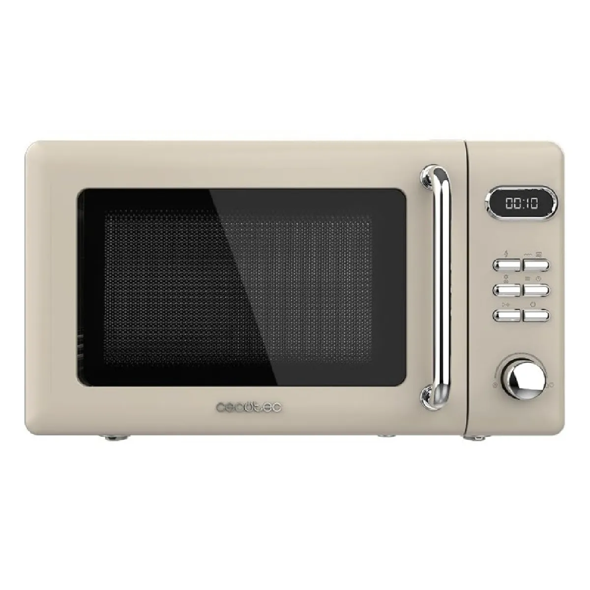 Cecotec Beige 01714 - Micro-Ondes De 20 L Avec Grill Proclean 5110 Retro - Neuf - Image 4
