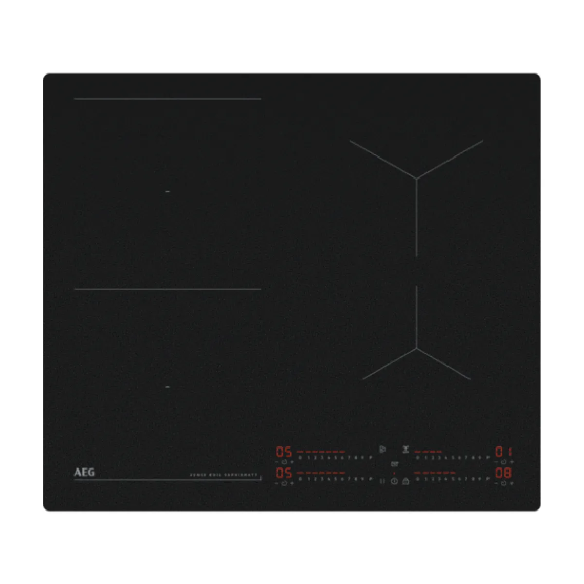 Aeg Noir Table De Cuisson À Induction Ti64ib10iz 7800 W 4 Zones - Neuf - Image 3