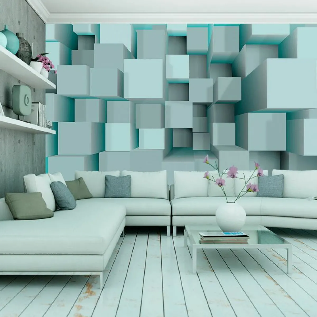 Blue Puzzle 280 x 400 cm