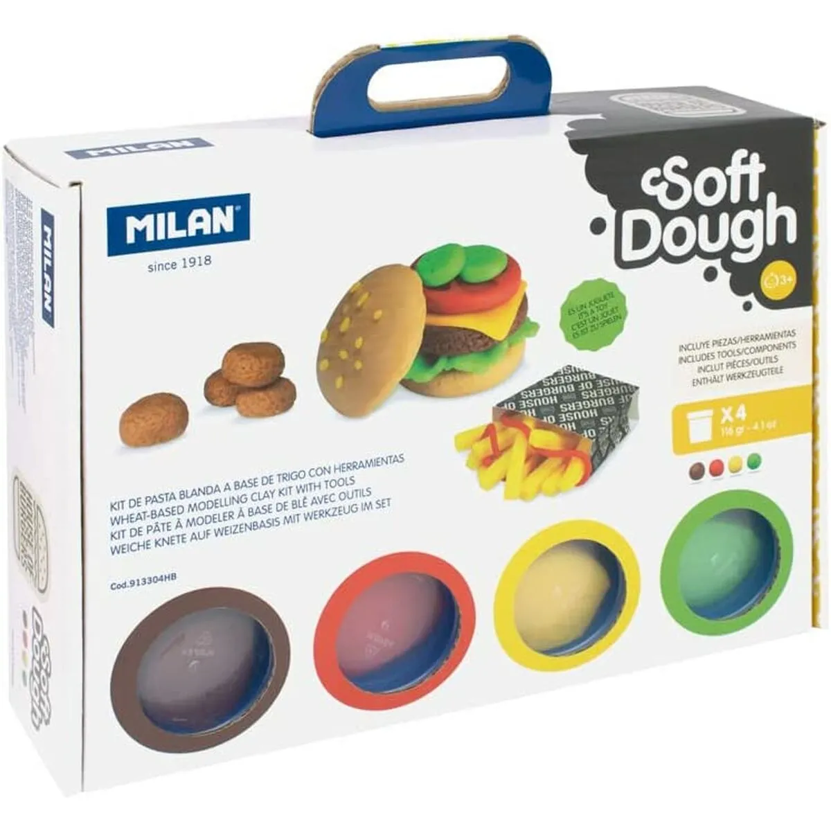Milan Pâte À Modeler House Of Burguers - Multicolore