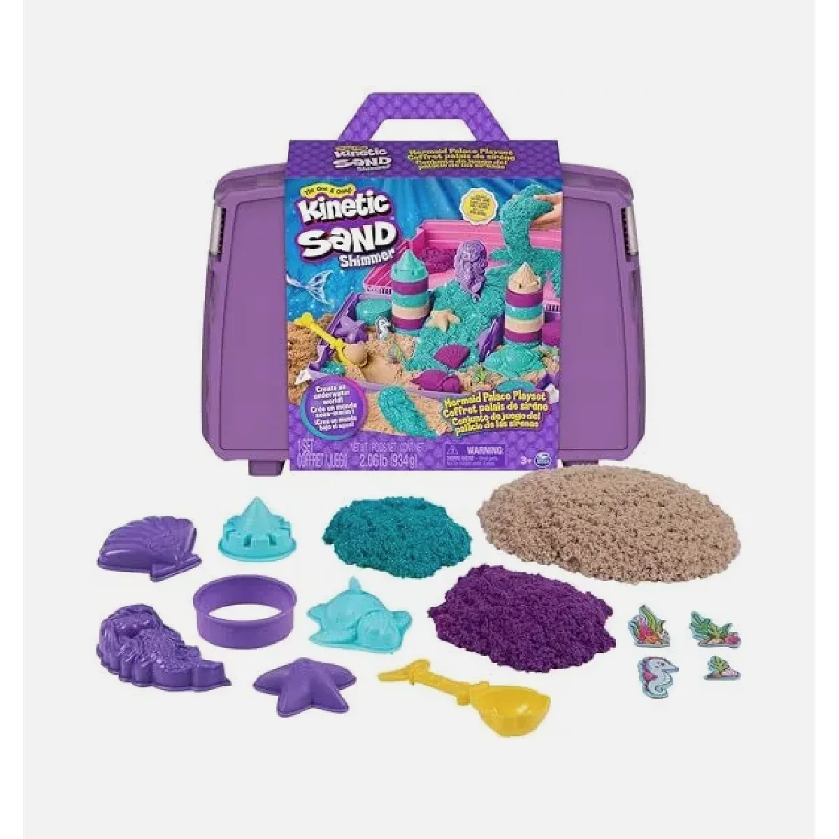 SPIN MASTER MALLETTE PALAIS DE SIRÈNE 934 G Kinetic Sand - vue 2