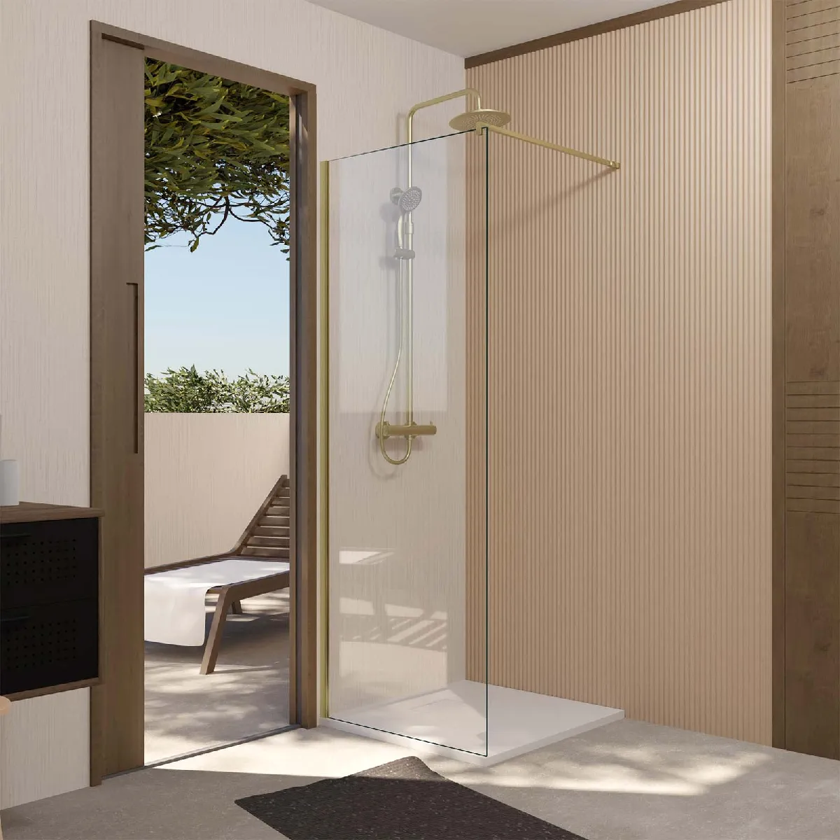 Aurlane Paroi de douche 50 60 70 cm - vue 4