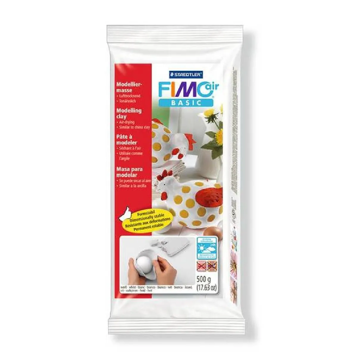 Fimo Blanc Pâte À Modeler Air Basic