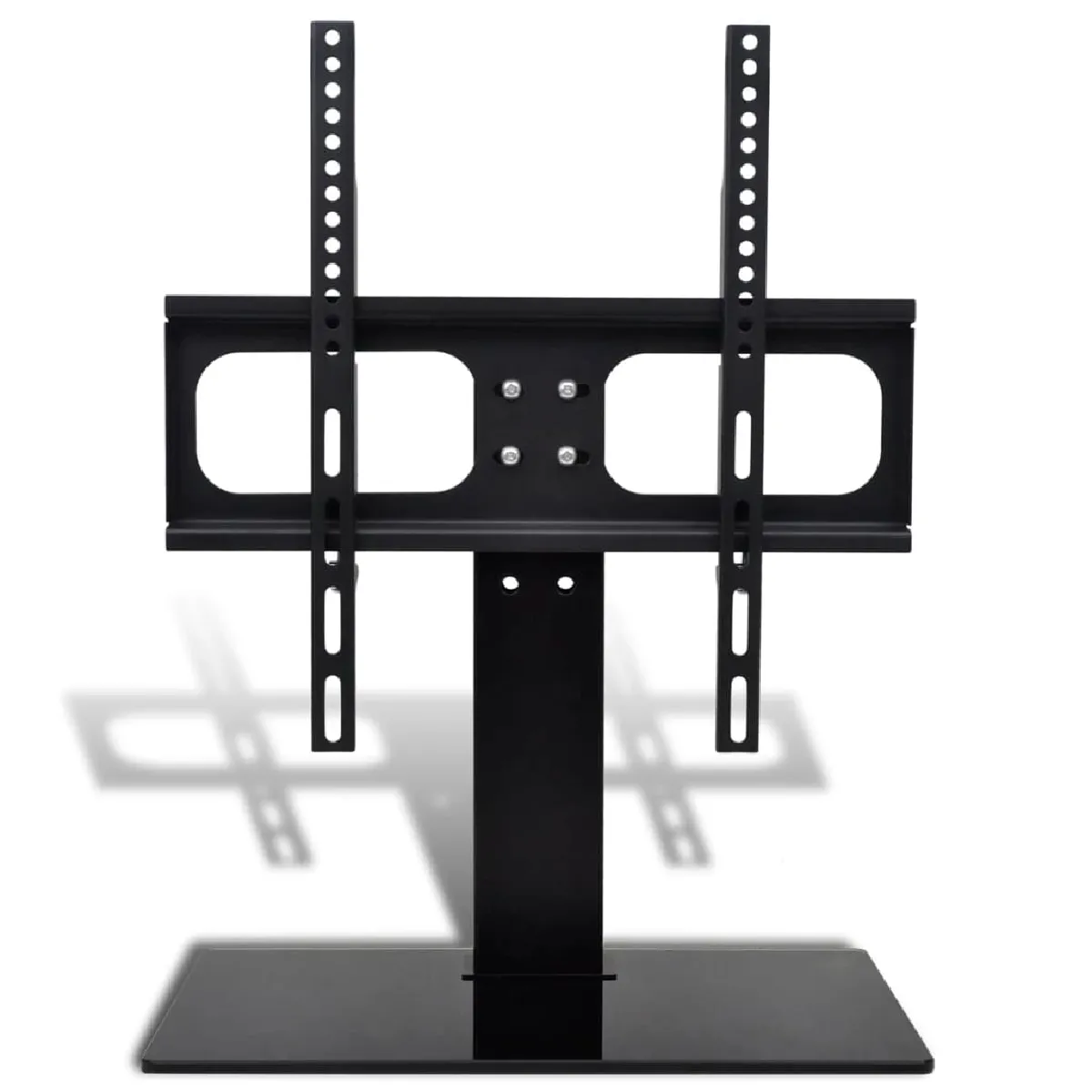 Vidaxl Noir Support Tv Avec Base 400 X 400 Mm 23" - 55" - Image 3