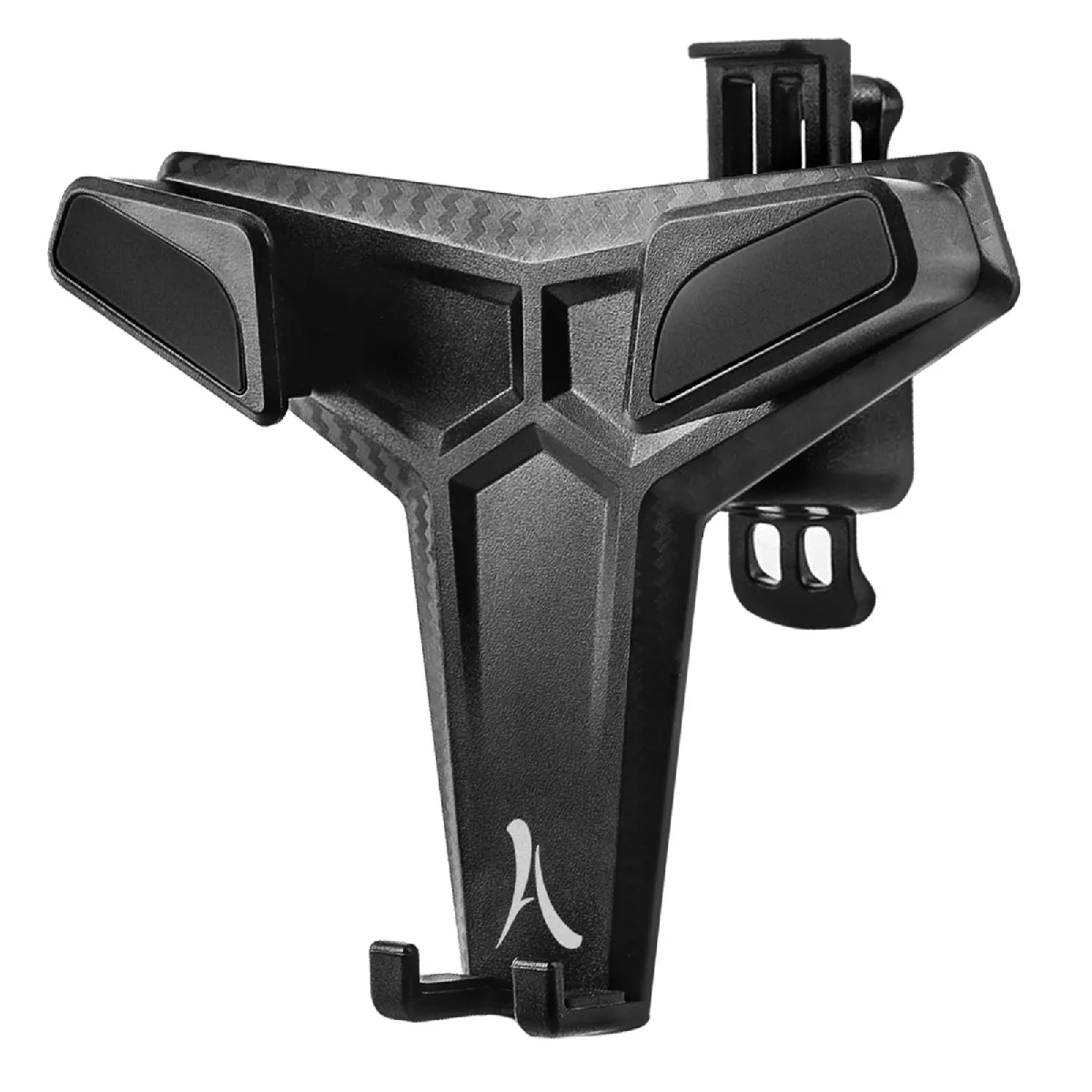 Akashi Noir Support Smartphone 6,5'' Fixation Grille D'aération Rotatif 360°