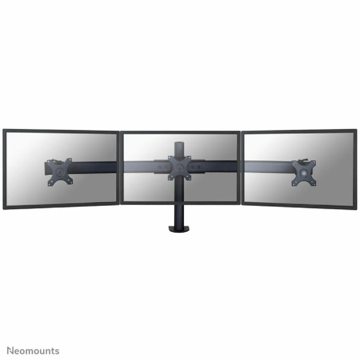 Neomounts Noir Support De Bureau Pour 3 Moniteurs