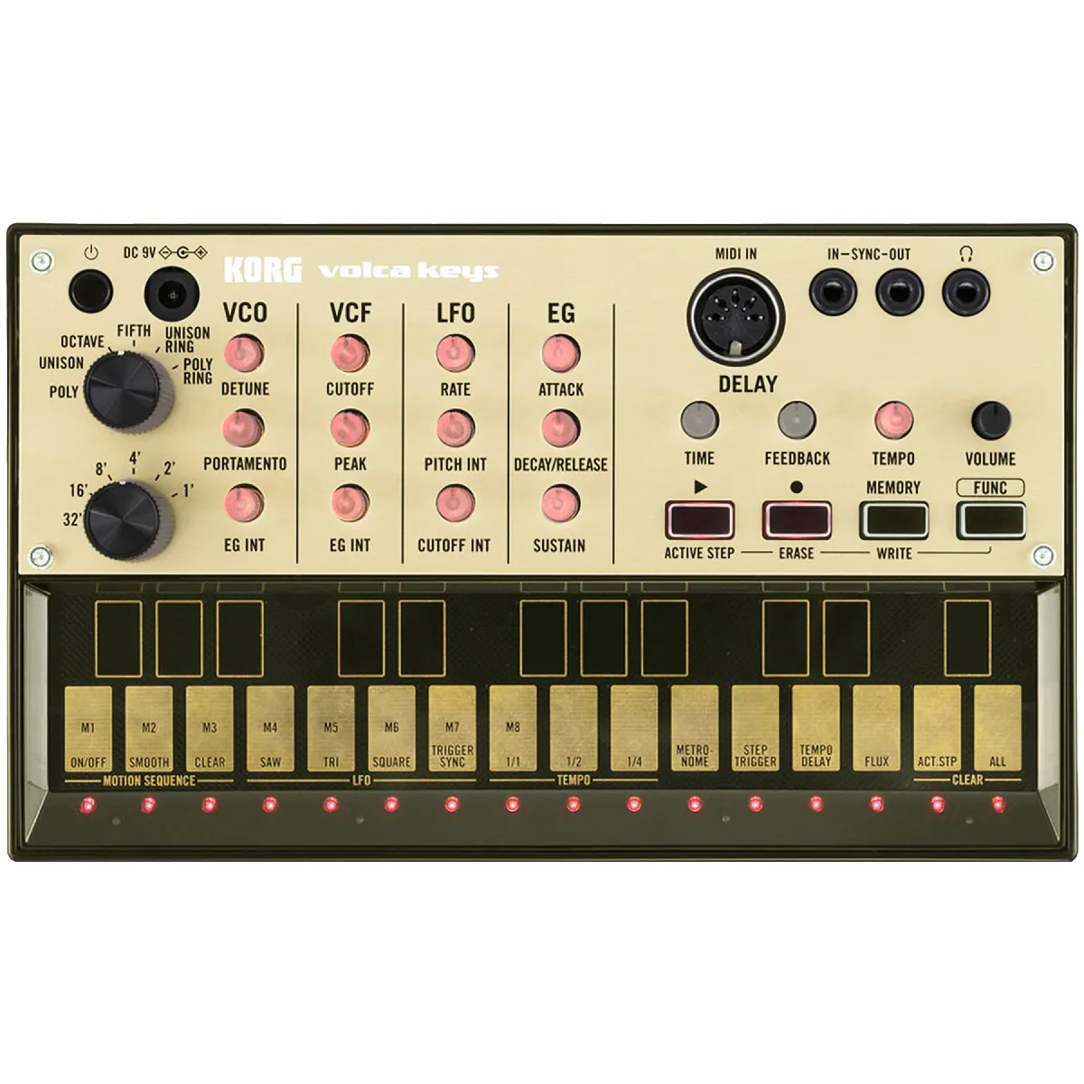 Synthétiseur à boucle analogique KORG Volca Keys équipements musicaux - Image 4