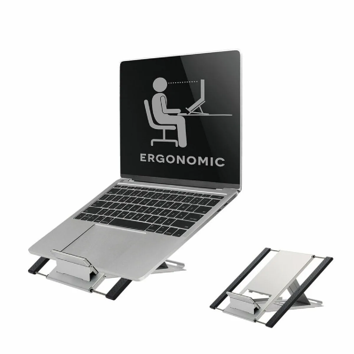 NewStar NSLS100 Support pour Ordinateur Portable 10-22" Argent - Image 3