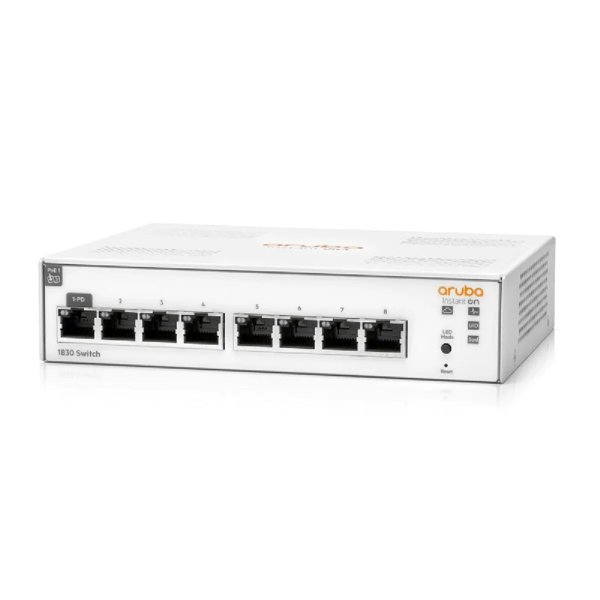 Hpe Noir Aruba Networking Networking Instant On Switch 8P Gigabit 1830 - Neuf - Image 3