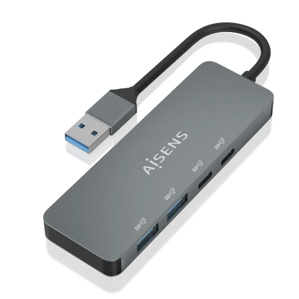 Aisens Hub Usb 3.2 Gen 2 Type-A Et C