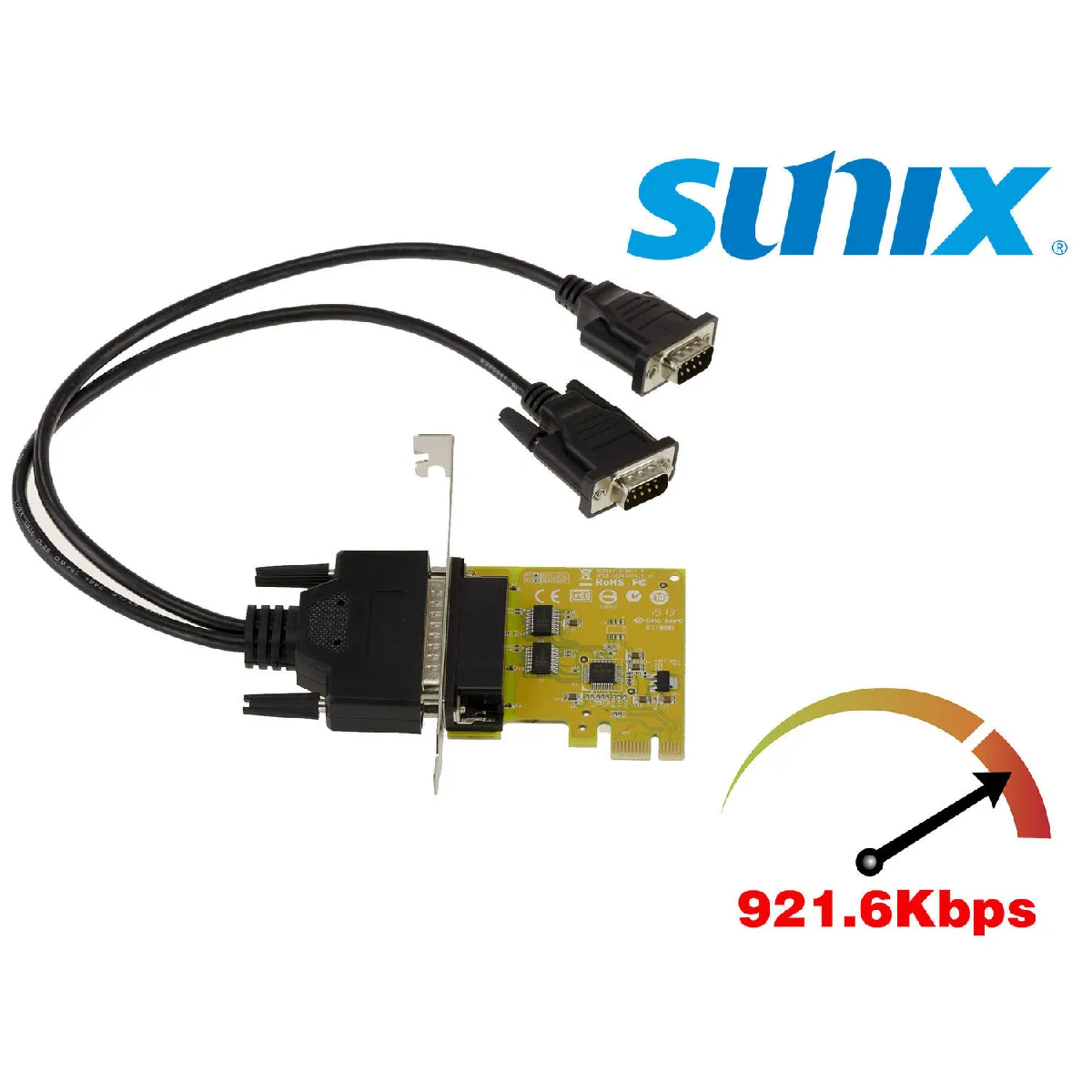 Kalea-Informatique Sunix Carte Contrôleur Série Pci Express
