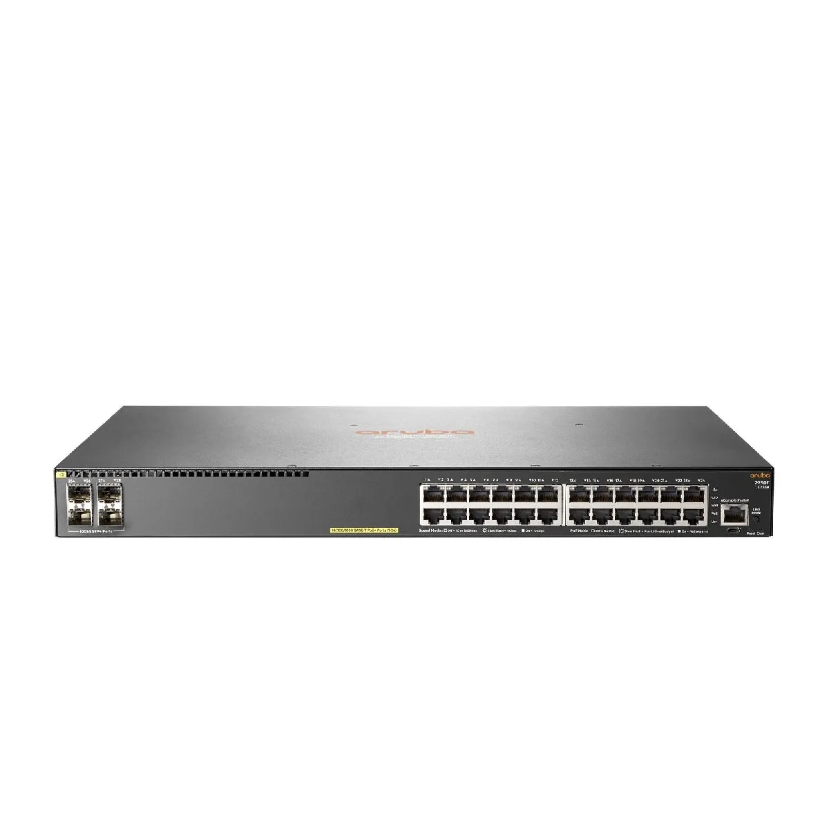 HPE Aruba Networking Aruba 24G PoE+ 4SFP+ Géré L3 Gigabit Ethernet 101001000 Connexion Ethernet supportant 'alimentation via ce port PoE 1U Neuf - vue 3