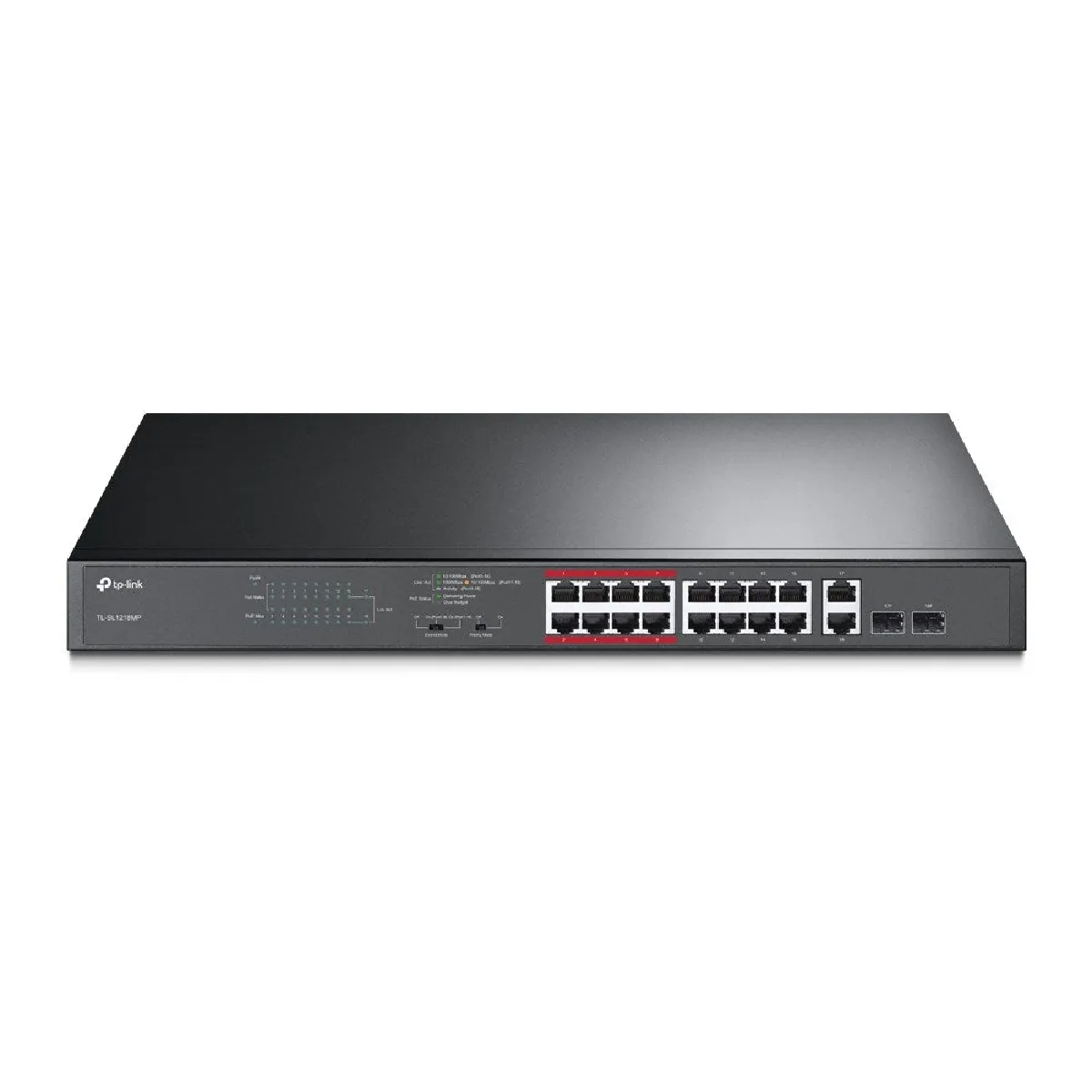 TP Link TL SL1218MP 20 ports /101001000Avec POENon empilableNon manageable1 - vue 3