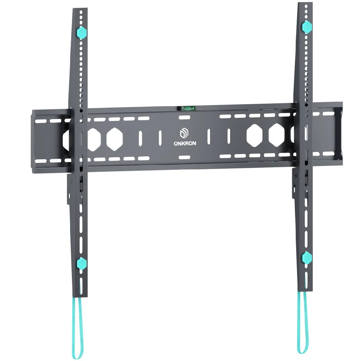 Non Communiqué Noir Onkron Support Mural Tv 60 - 110 Tv & Ecran, Support Fixe Charge 120 Kg, Accroche Television Mural Vesa 900X600/Fixation Universel Uf12-B - Image 2