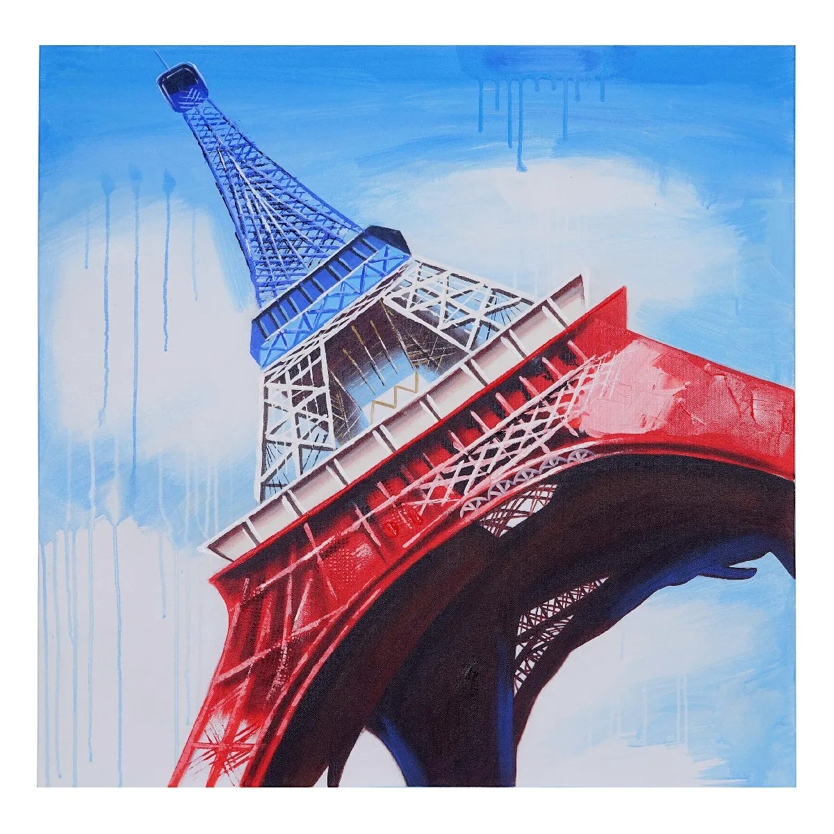 Mendler Tour Eiffel Tricolore - 100 Cm