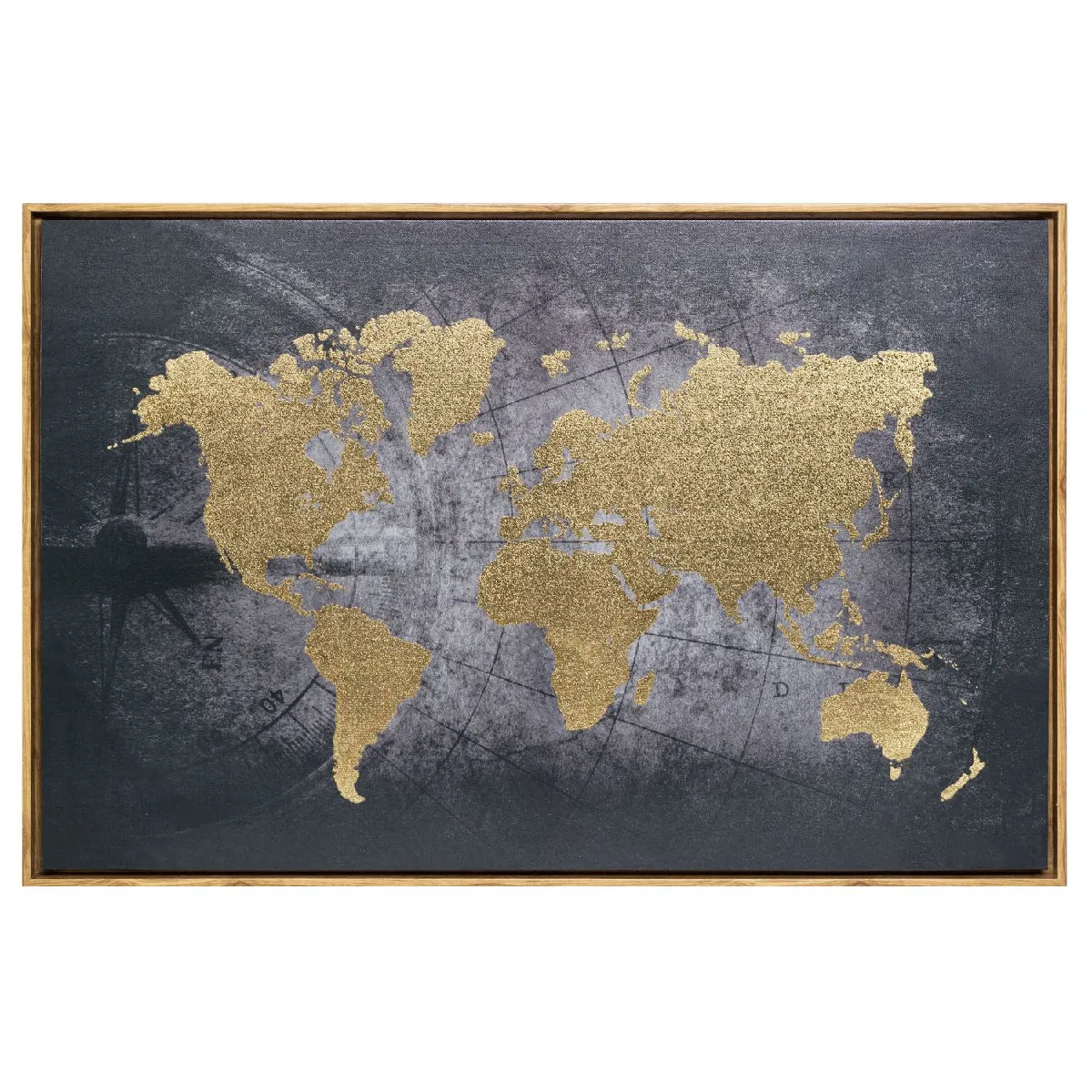 Atmosphera Tableau Encadré Monde