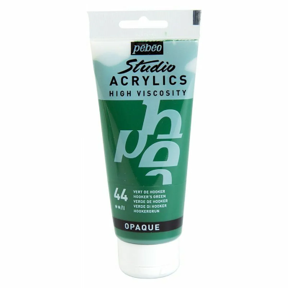 Peinture acrylique opaque - vert de hooker - 100 ml 831-044