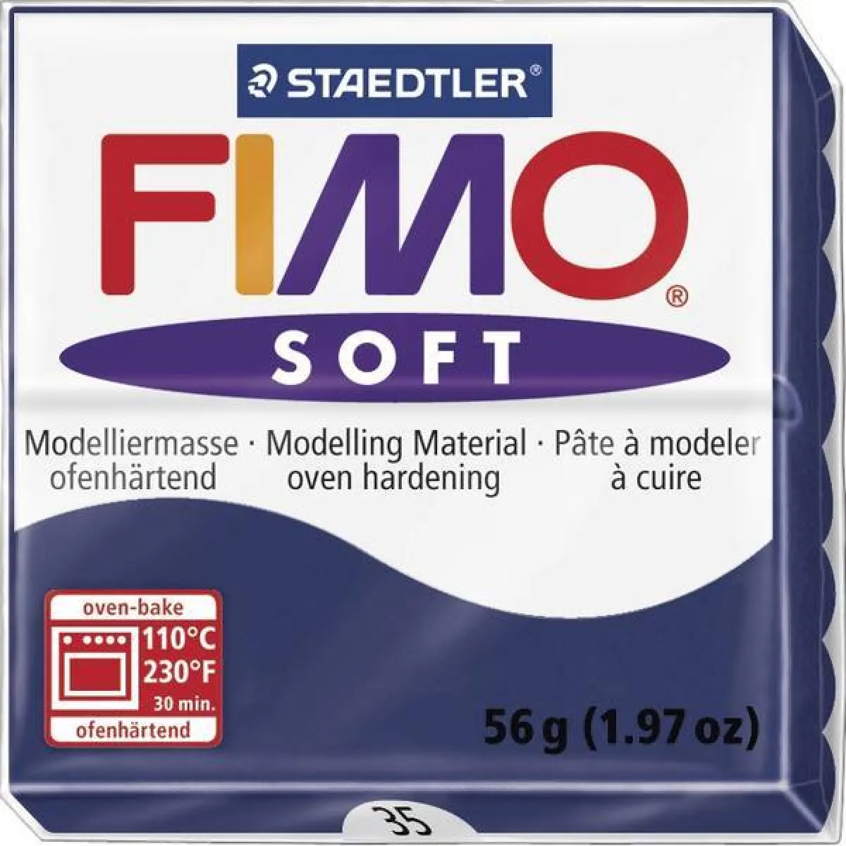Fimo Bleu Pâte À Modeler Soft - Windsor