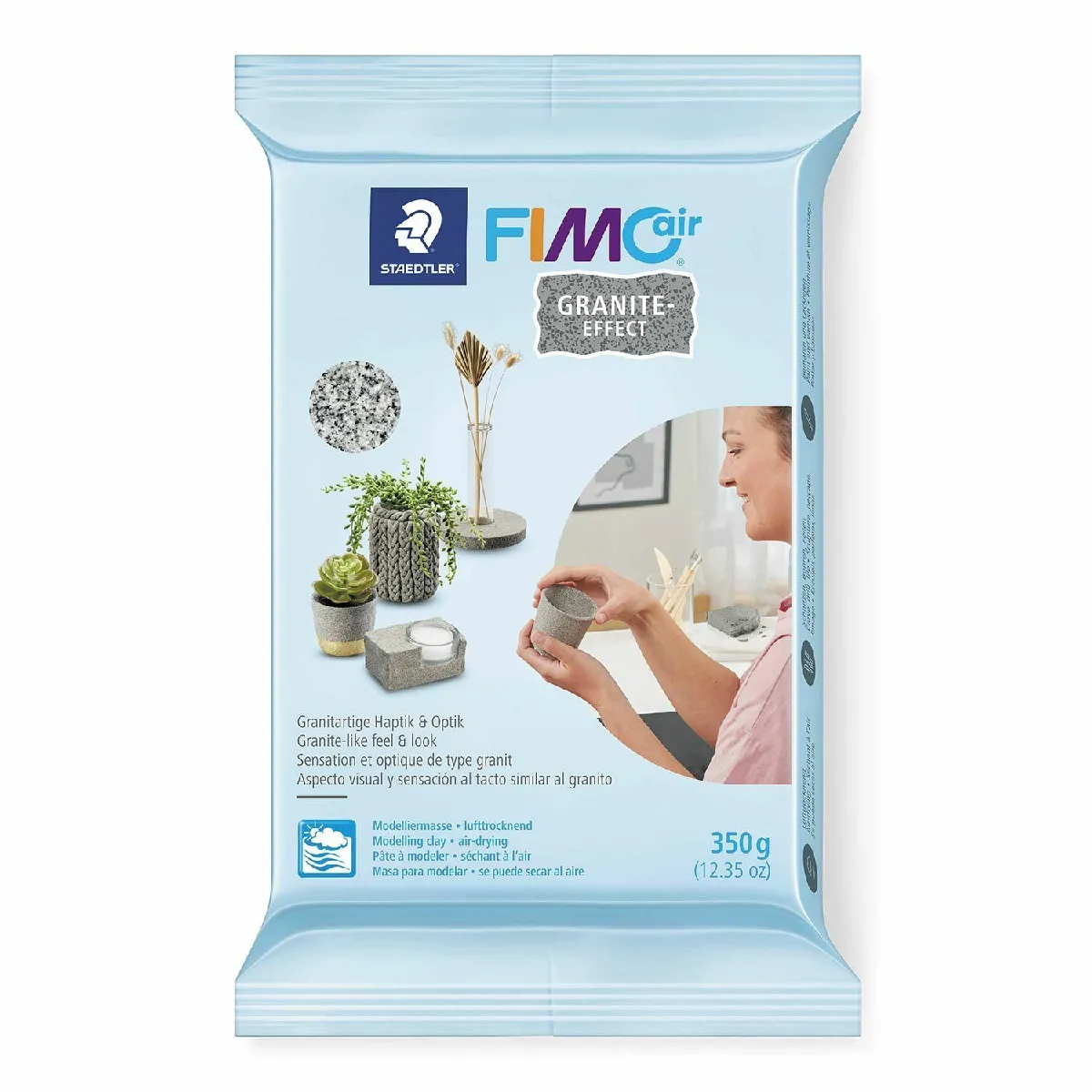 Non Communiqué Gris Pâte Polymère Fimo Air Effect 350 G Granit - Image 3
