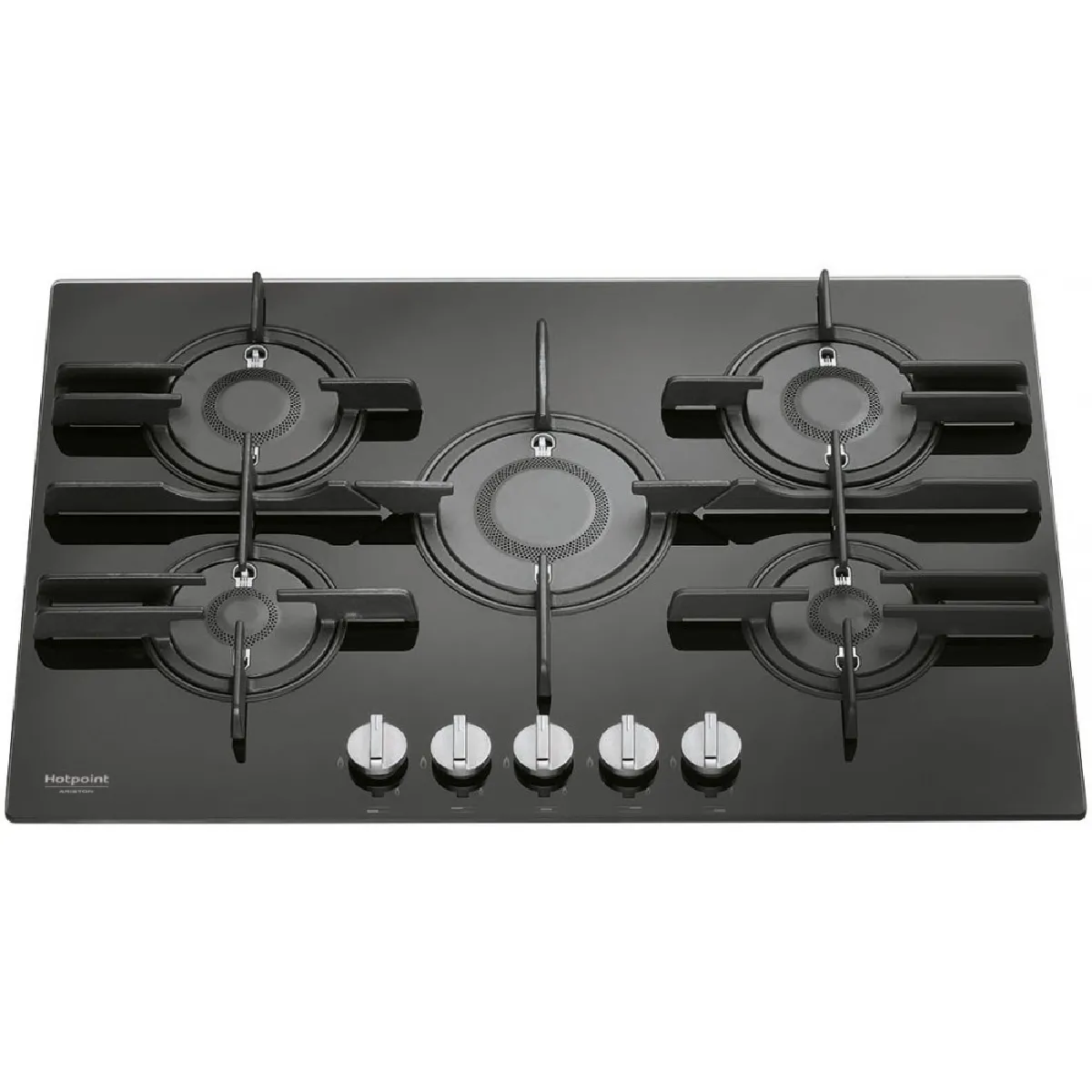 Hotpoint FTGHG 751 D HA BK Intégré Cuisinière à gaz Fonte Méthane Rotatif - vue 4