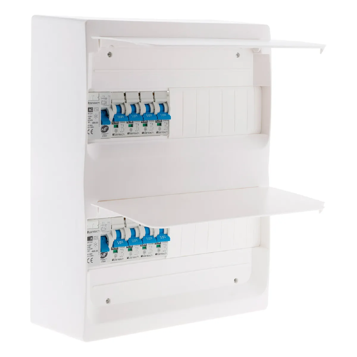 Zenitech - Coffret Électrique Équipé 26 Modules - T1/T2 - 8 Disjoncteurs - Image 4