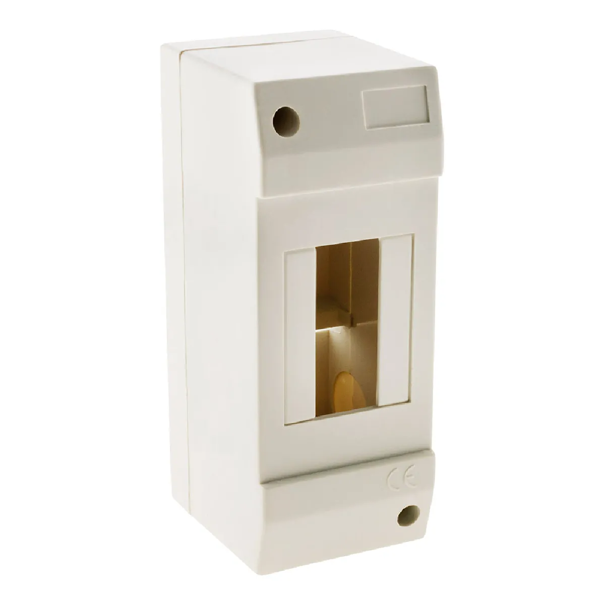 Coffret de distribution électrique Zenitech pour 2 modules, châssis métal et plastique avec rail de fixation pour installations modulaires - Image 3