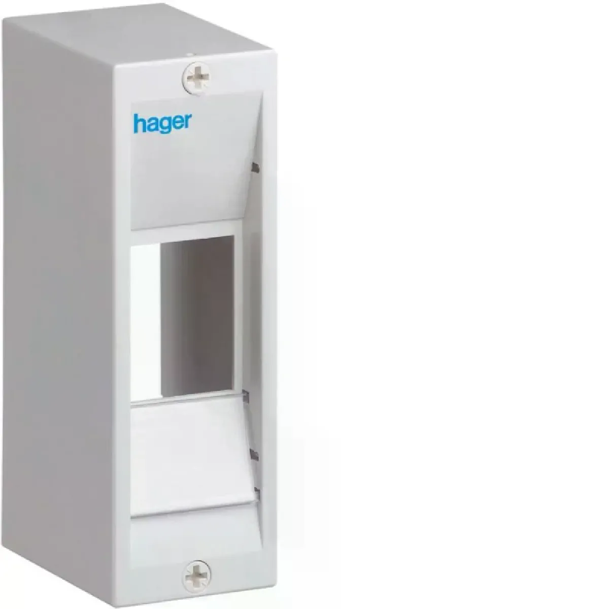 Hager Blanc Coffret Cache-Borne, 2 Modules (Gd102a) - Image 2