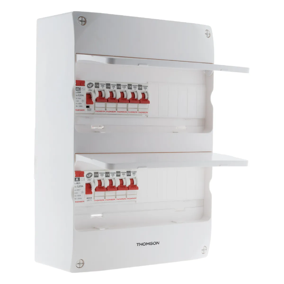 Thomson Coffret électrique 2 rangées 26 modules T3 - vue 2