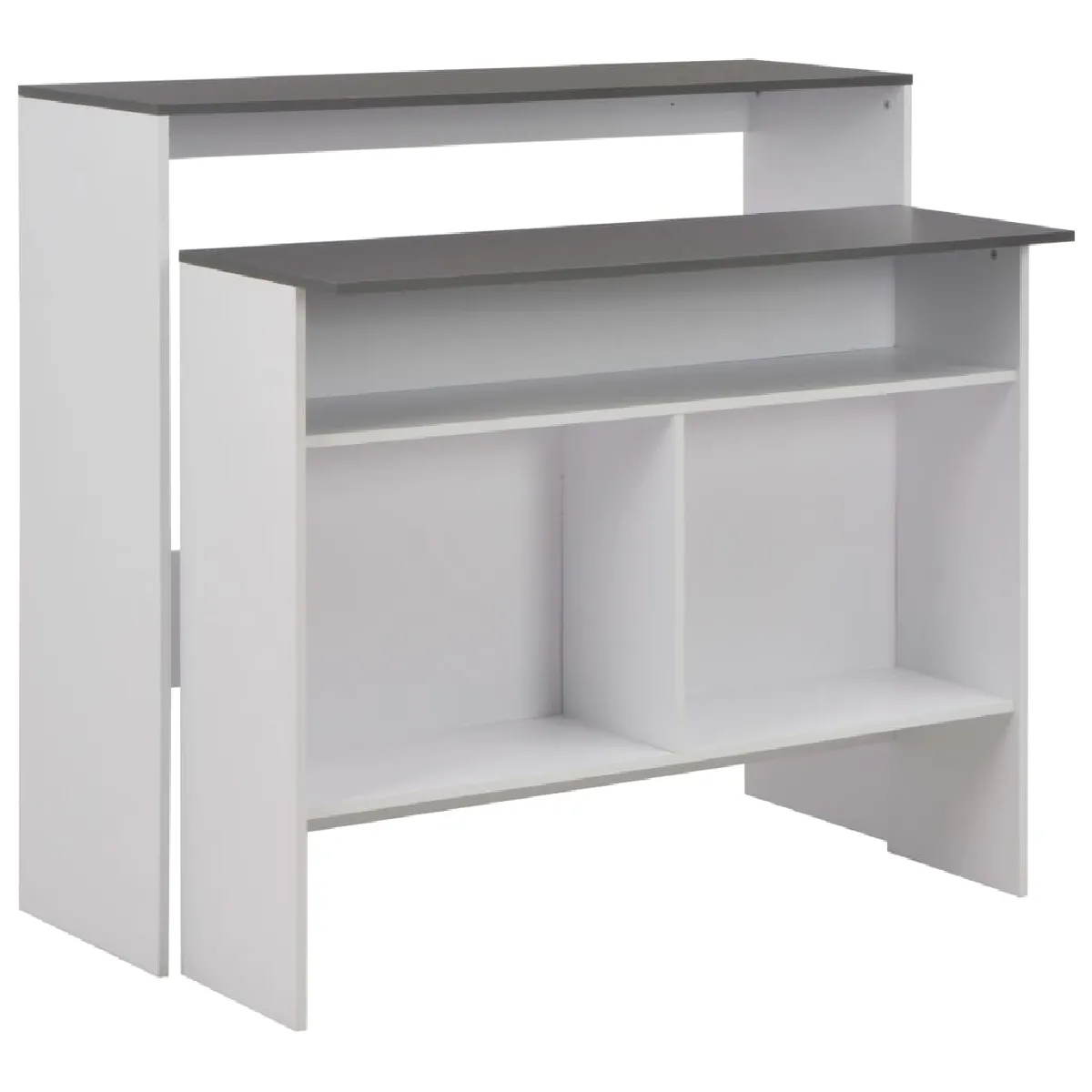 Vidaxl Table de bar 130x40x120 cm - vue 2