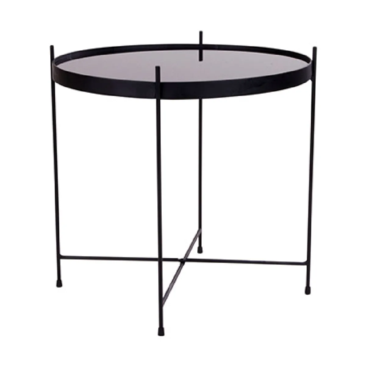 Meilleurs prix pour Mes Table basse ronde en verre - noir et transparent
